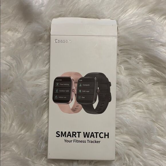 Smartwatch with Square Face - Black Fitness Tracker, make calls, etc. etc. - Picture 7 of 12
